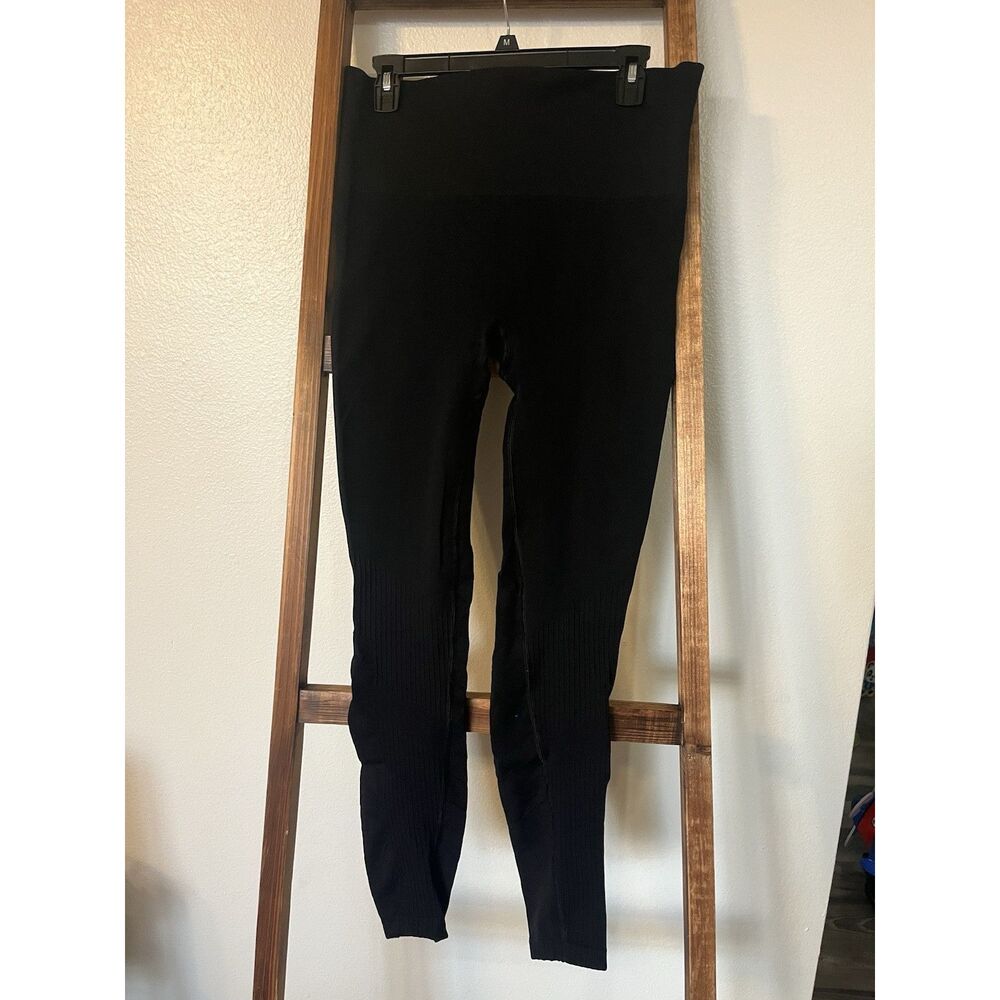 Blanqi Maternity Black Ankle Leggings Stretch Size L